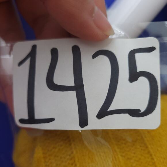 H&M Women's Ochre Oversized Stretch Wool Blend Ribbed Midi Dress Sz Small Yellow - Picture 14 of 14